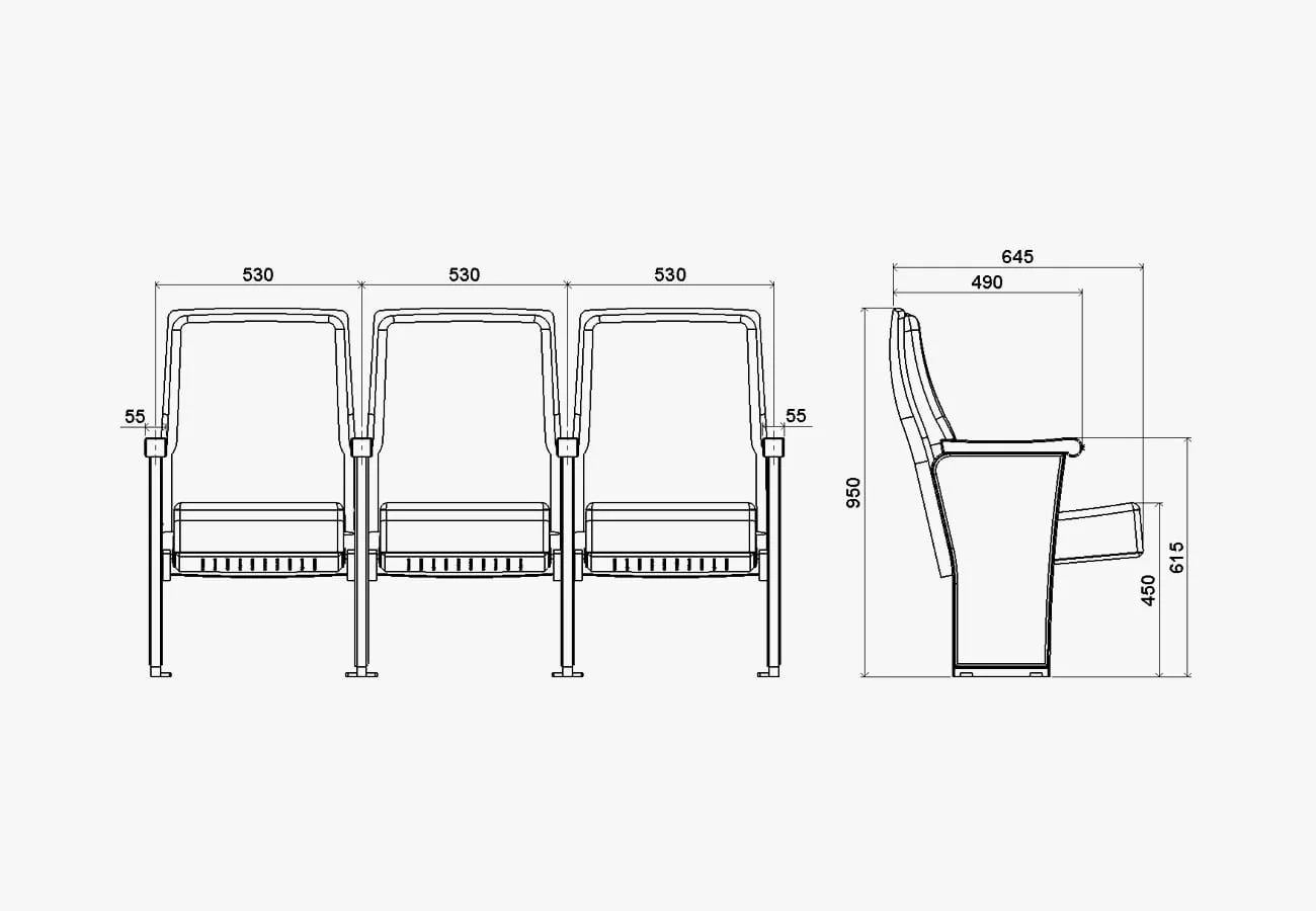 Kėdės Chairs JSB 502